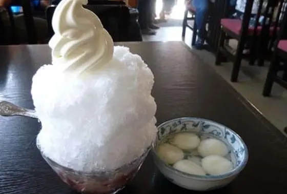 おすすめ！白玉つきのかき氷