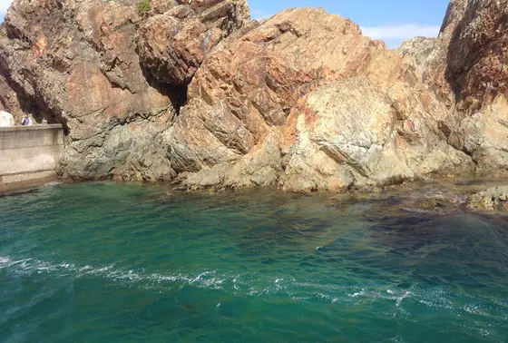 小袖海岸へ