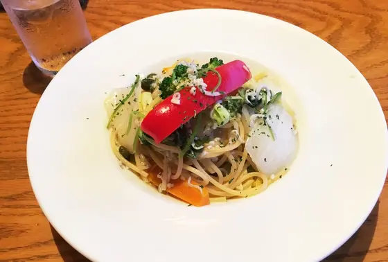 お料理もとってもオシャレ