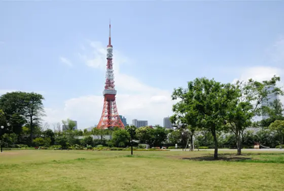 どこ、ここ？芝公園！