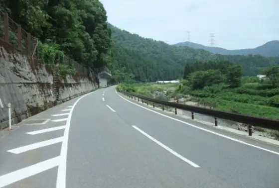 車も少なく気持ちいい～
