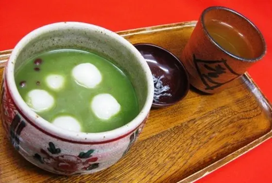 ぜんざいもとてもおいしい。