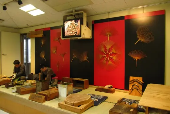 丸亀うちわの実演!!