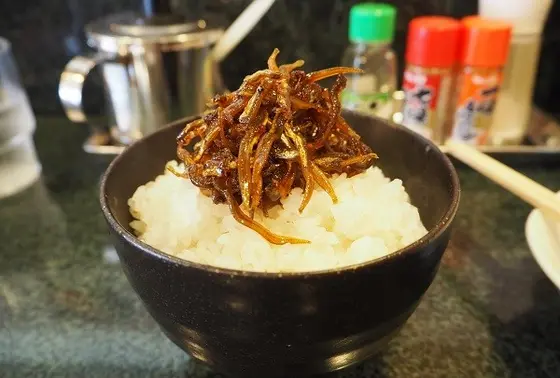 いかなごの釘煮ごはん