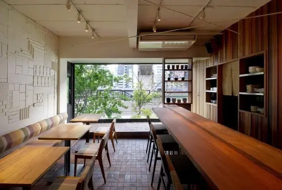 開放的な店内