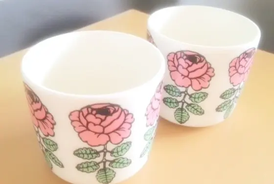 かわいい食器も