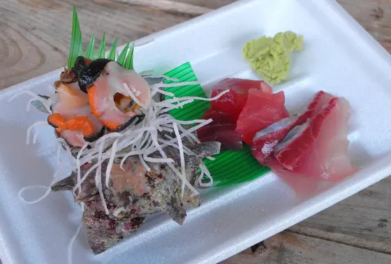 新鮮刺身が美味しい