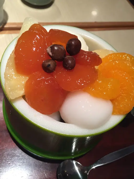 こちらは白玉のせ〜〜(860円)