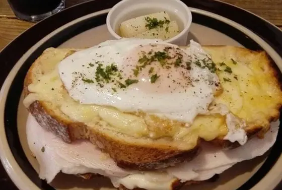 ランチのクロックムッシュ♡