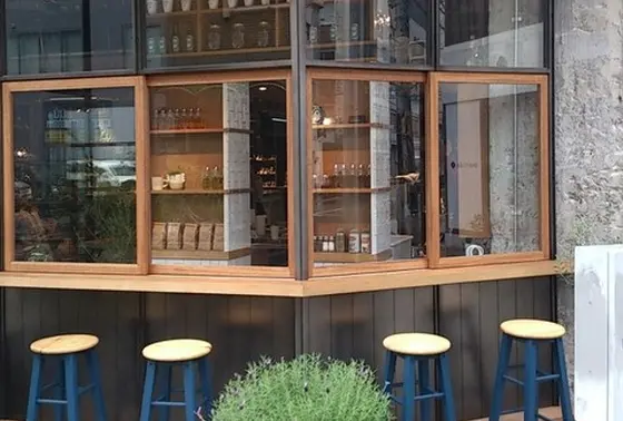 コーヒースタンドが素敵