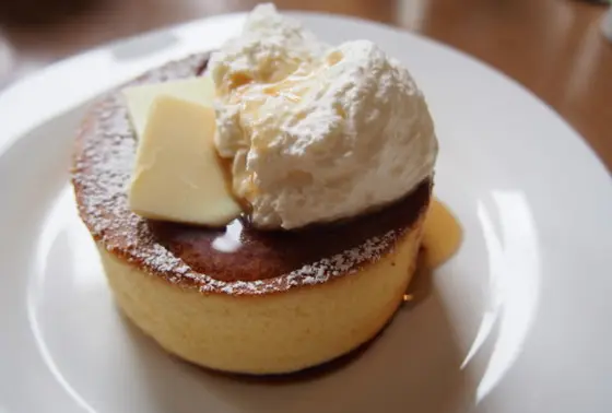 カステラみたいなホットケーキ