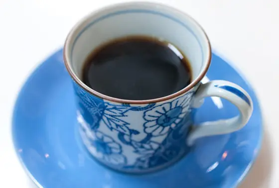 食後にはコーヒーが。