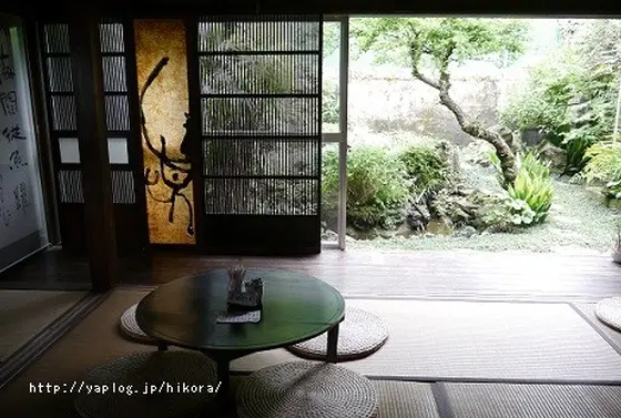 日本家屋を活かした店内にうっとり。