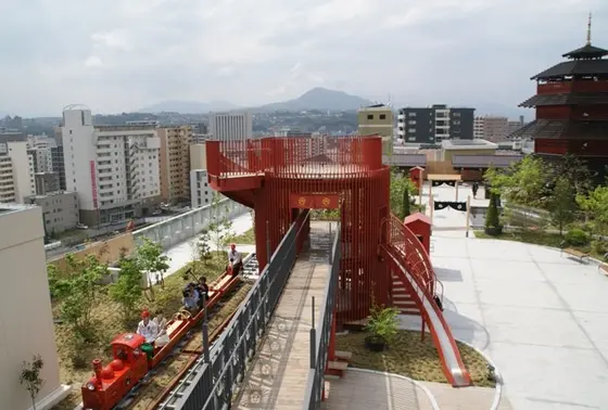 駅ビル屋上も楽しい