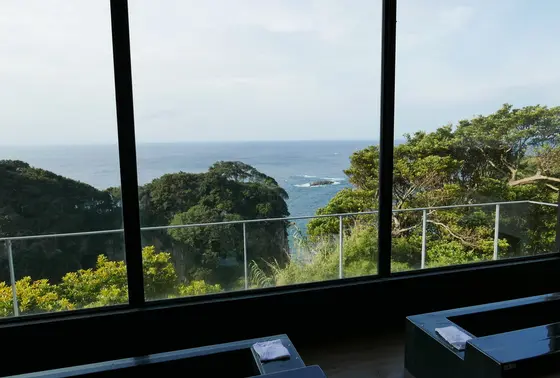 海に面したナイスビュー