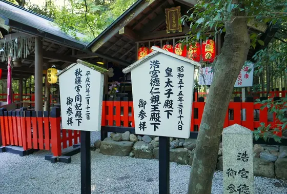 天皇家の方々も来てます