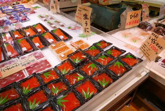 海産物がいっぱい