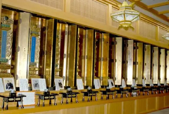 徳川歴代将軍の等身大位牌