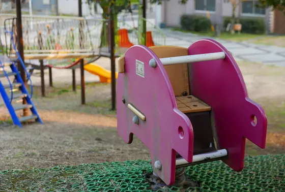 ちゃんとした遊具があります