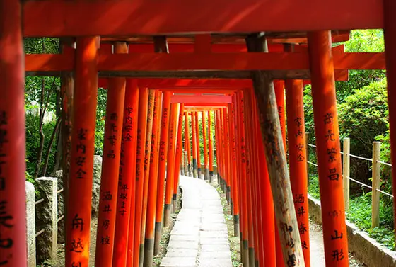神社内の鳥居