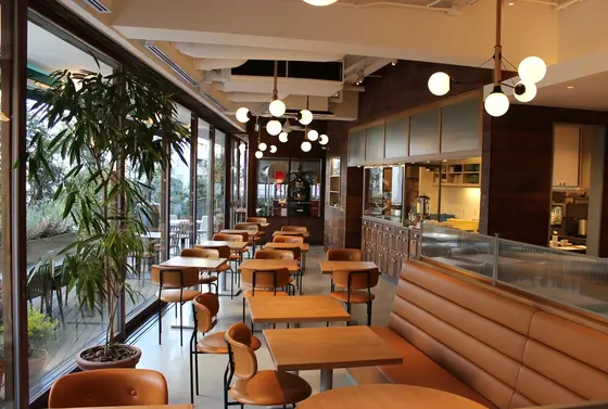 開放感のある店内