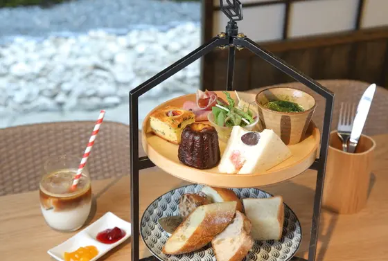 ランチ「松」のブランティーセット（2,200円）