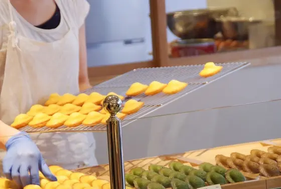 小ぶりなマドレーヌ