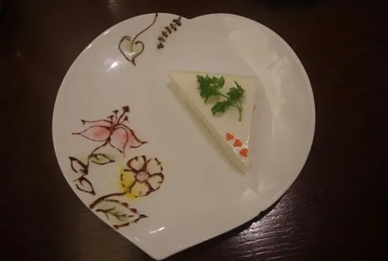 デザートのお皿には…♡