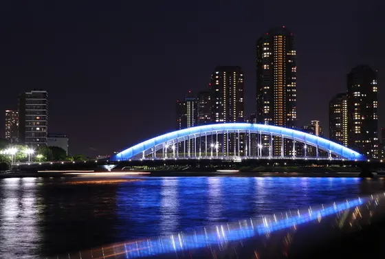隅田川の夜景