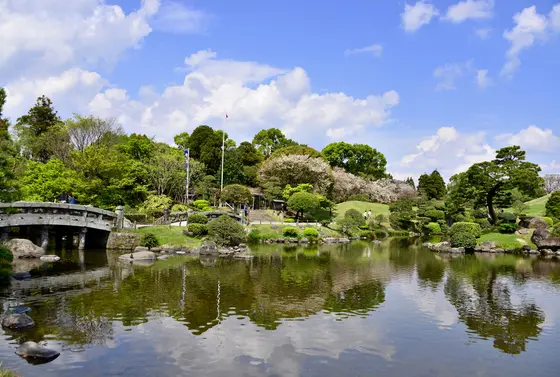 桃山式の回遊庭園