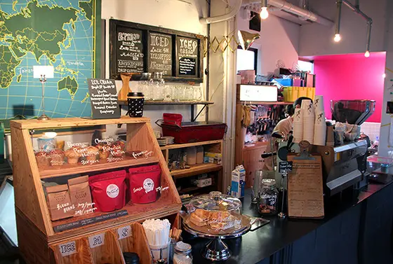 世界観のある店内