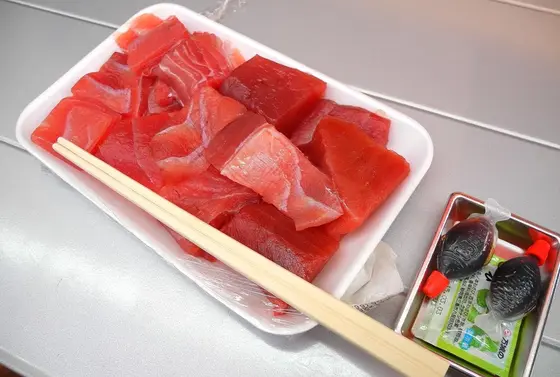 今回最大の収穫がこの刺身