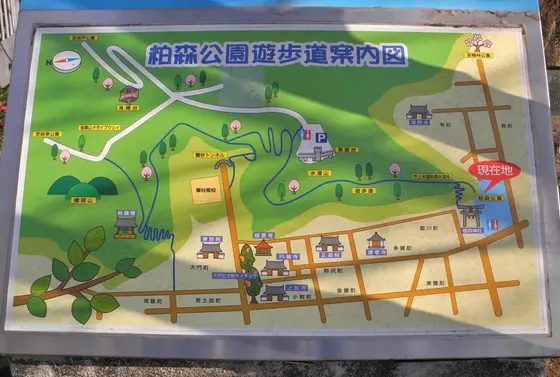 粕森公園遊歩道