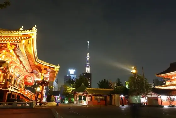 スカイツリーも見える