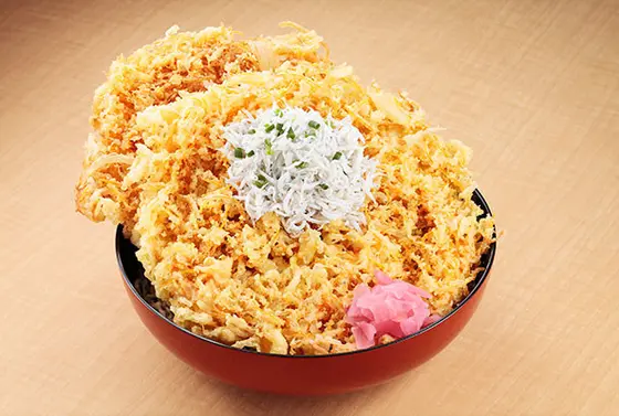 しらすかき揚丼