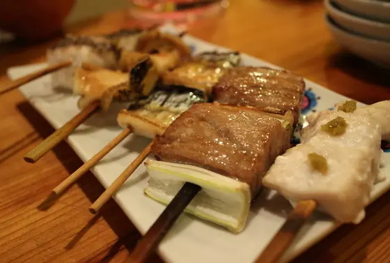 魚串焼き