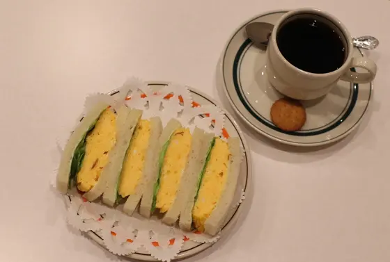 名物の「玉子・サンドゥウィッチ」