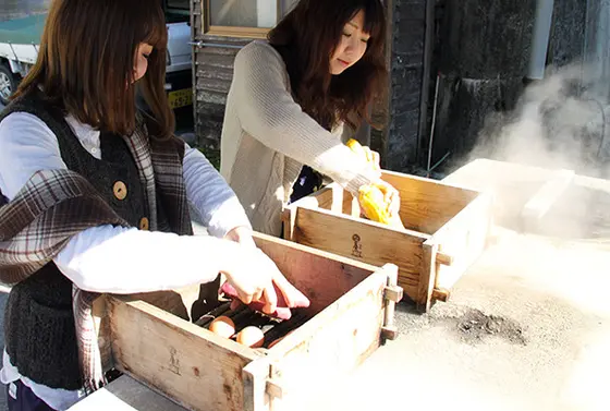蒸し場