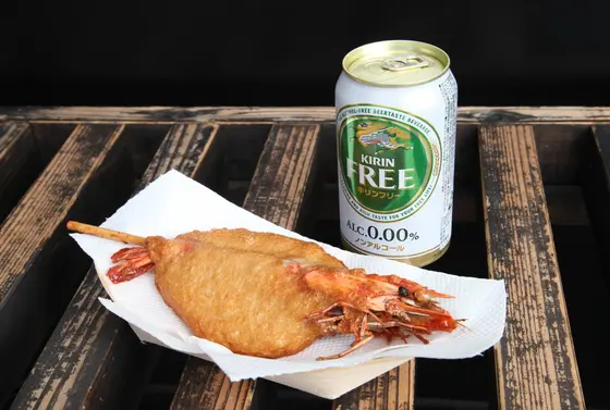 エビまるごとの大エビ天！