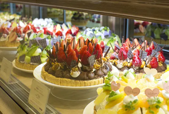 フルーツゴリゴリのタルトが美味。