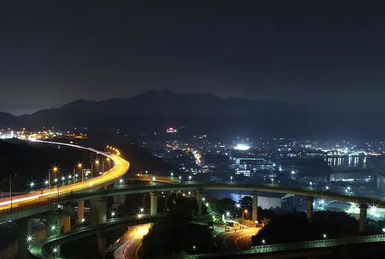夜景も素敵 .. デートにも◎