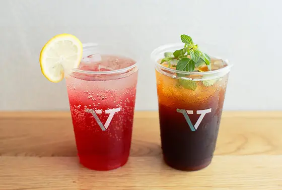 コールドドリンクも