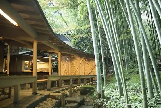 ▲茶席 休耕庵