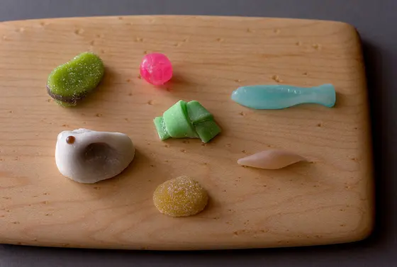 季節を表現した主菓子