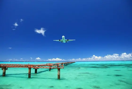 下地島空港17エンド