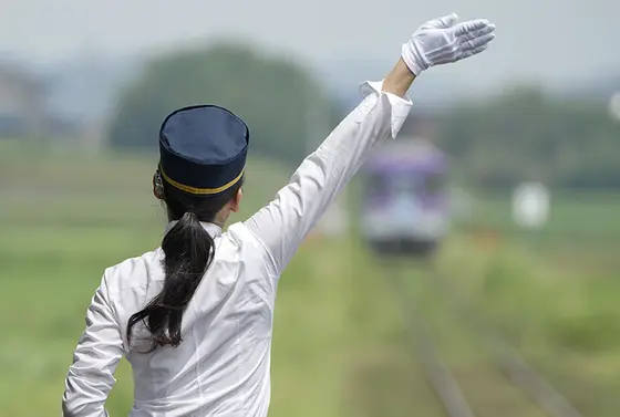 ボランティア駅長さん