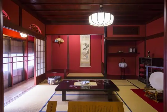 お茶屋さんの再現部屋