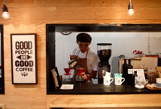 温かいバリスタさん