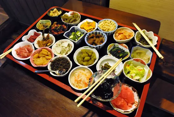 お漬物バイキング