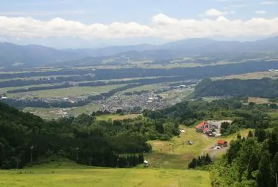 津南町の河岸段丘
